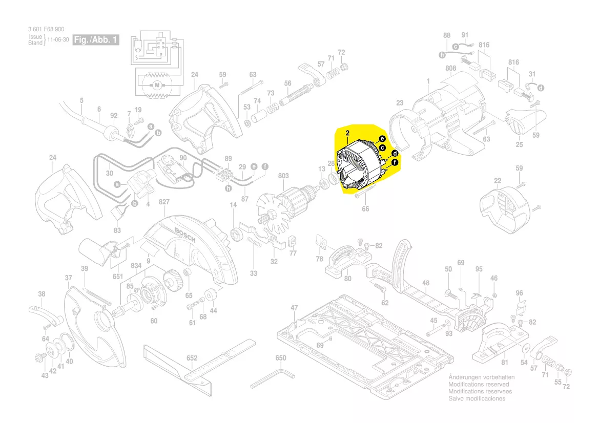 Stator 1 619 P14 886 BOSCH